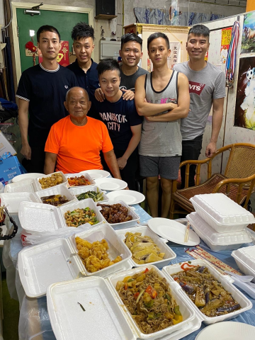 Pak Mei Sifu LI Shek-Lin and the 6 brothers